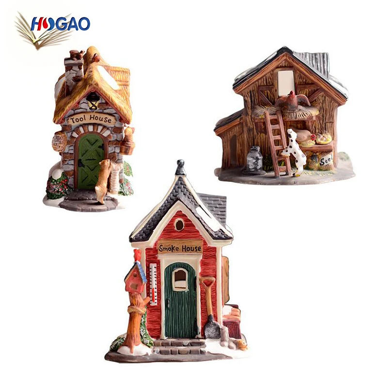 christmas village miniature figurines