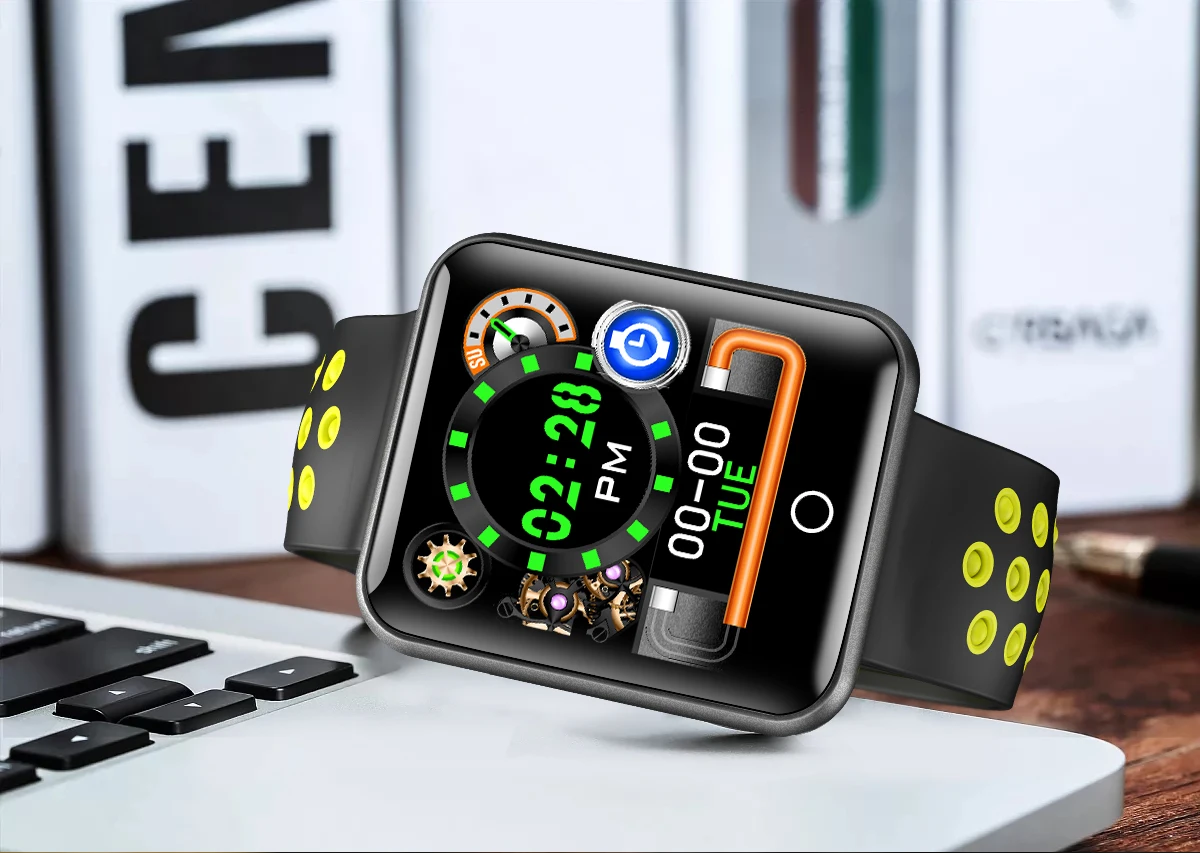 2018 Newest Large 1.54 Inch Color Screen Waterproof Strapless Wristband Heart Rate Monitor Smart