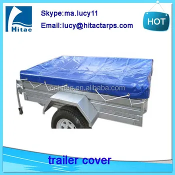 100 Waterproof Custom Made Pvc Vinyl Fabric Cargo Trailer Cover Factory Buy Waterproof Trailer Cover Custom Vinyl Trailer Covers Trailer Waterproof