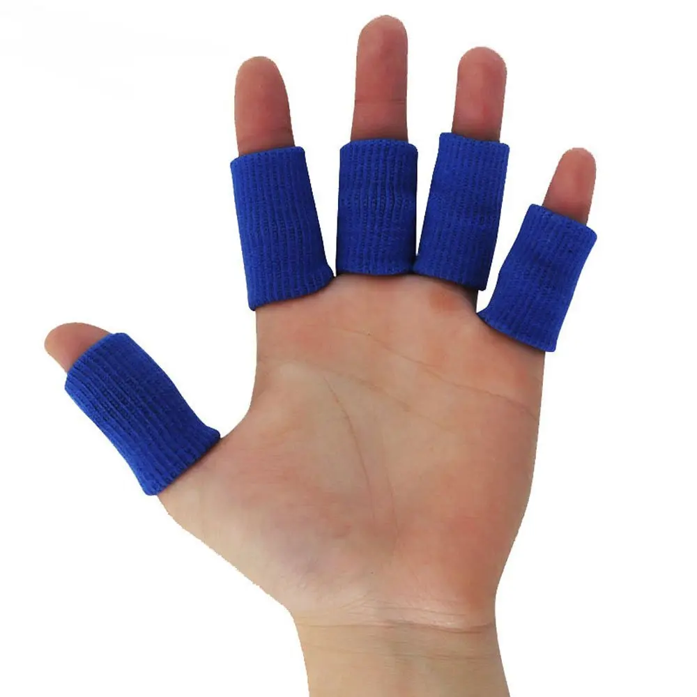 Ezyoutdoor 10 Pieces Nylon Finger Guard Finger Guard Finger Guard Knit Basketball Finger Protection Accessories