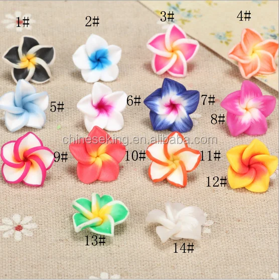 Diy flower ceramic/clay/ porcelain beads