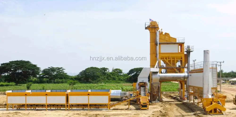 LB1500 120t/h bitumen hot mix batching plant, asphalt mix machinery