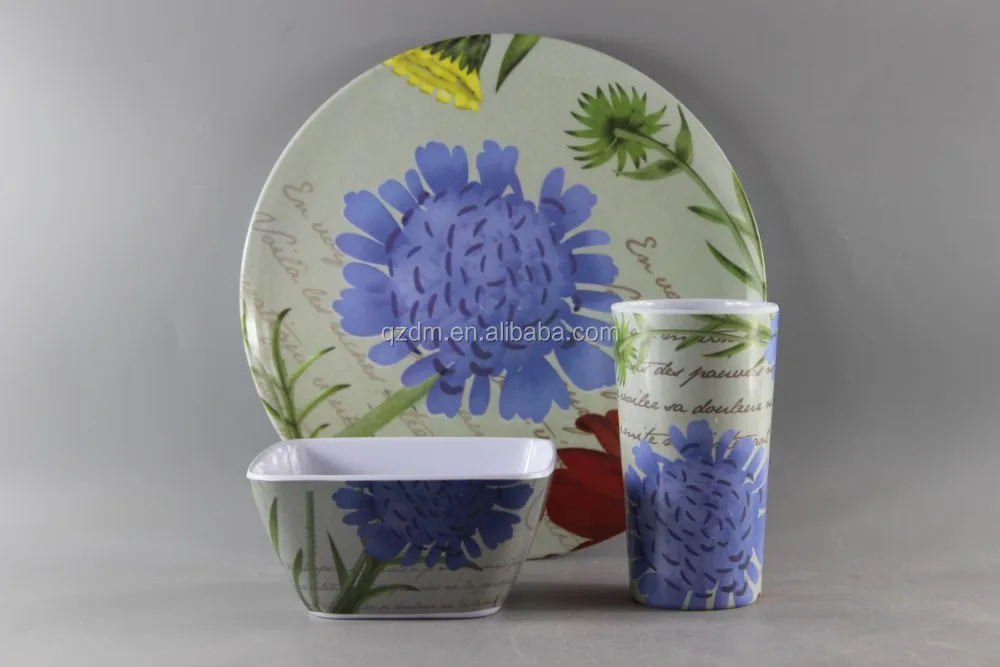 3pcs Melamine Dinner Set With New Design