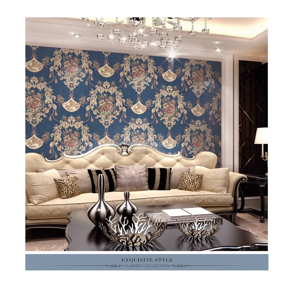 Stile Rococò Di Lusso Profondo Rilievo Carta Da Parati 3d Wallpaper Design Per La Vendita Buy Carta Da Parati In Stile Rococò 3dseta A Buon Mercato