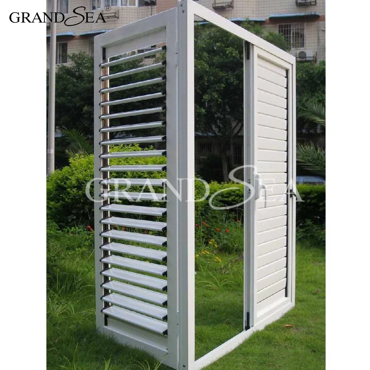 Modern Adjustable Aluminum Louver Window Design For House Buy Aluminum Louver Window