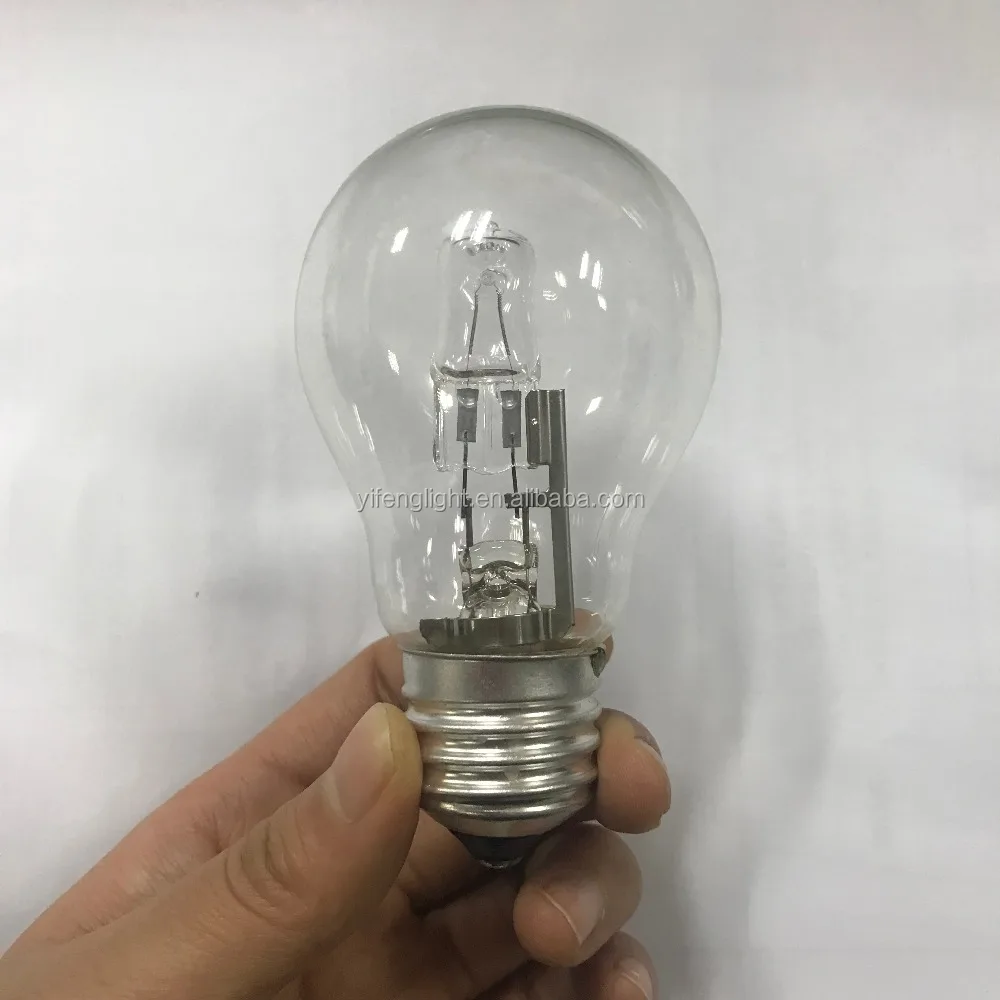 Eco Halogen Light Bulbs, 120V 70W A55 A60 Edison Screw E27 Base Replacement Halogen bulbs