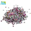 SA-190-Rainbow Rose Crystal Half Round Flat Back Hotfix Rhinestones with Strong Glue Back Costumes Australia Hotfix Crystal