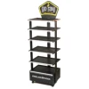6 layer pvc foam board floor display stand with custom sign