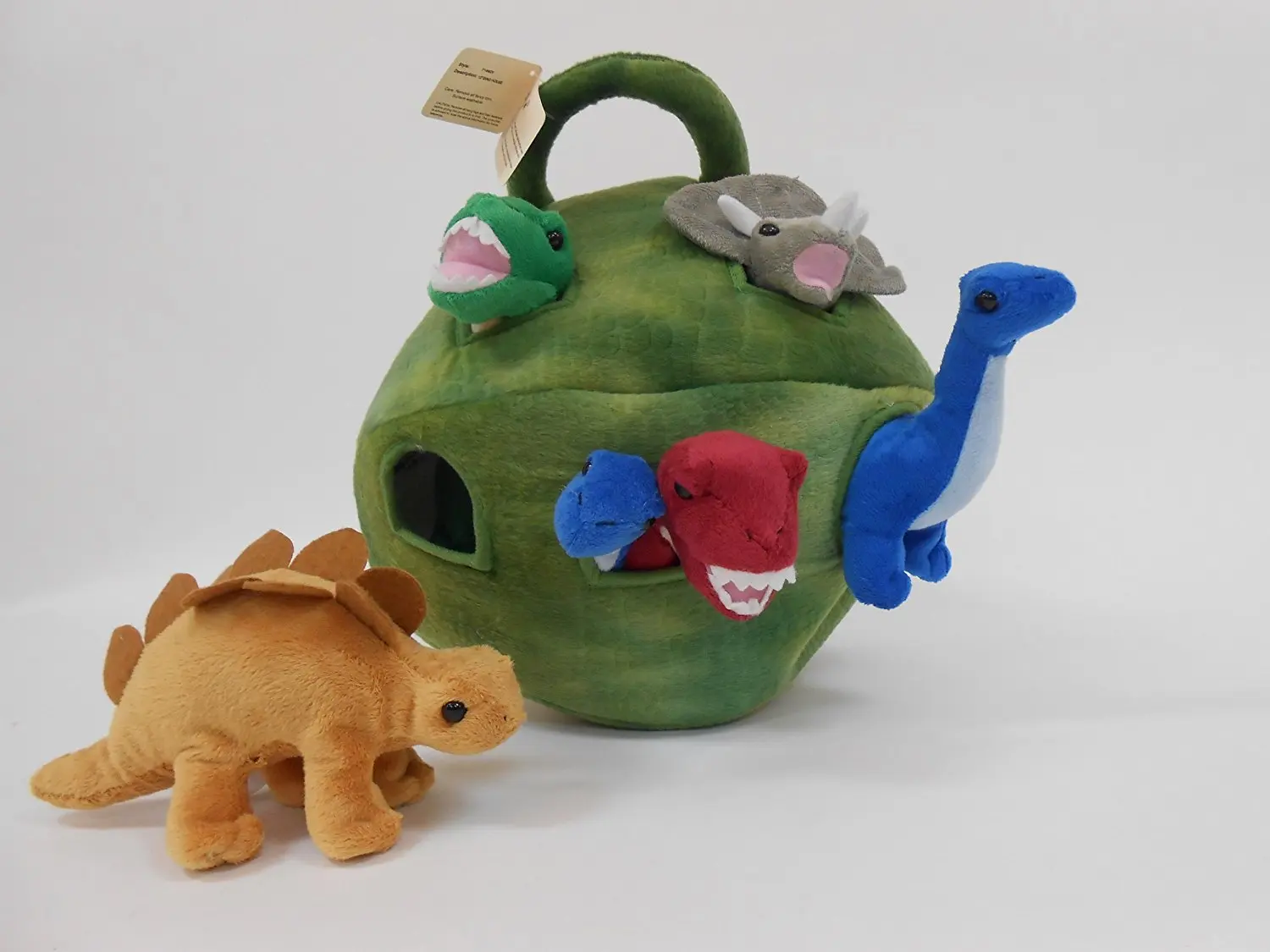 plush dinosaur house