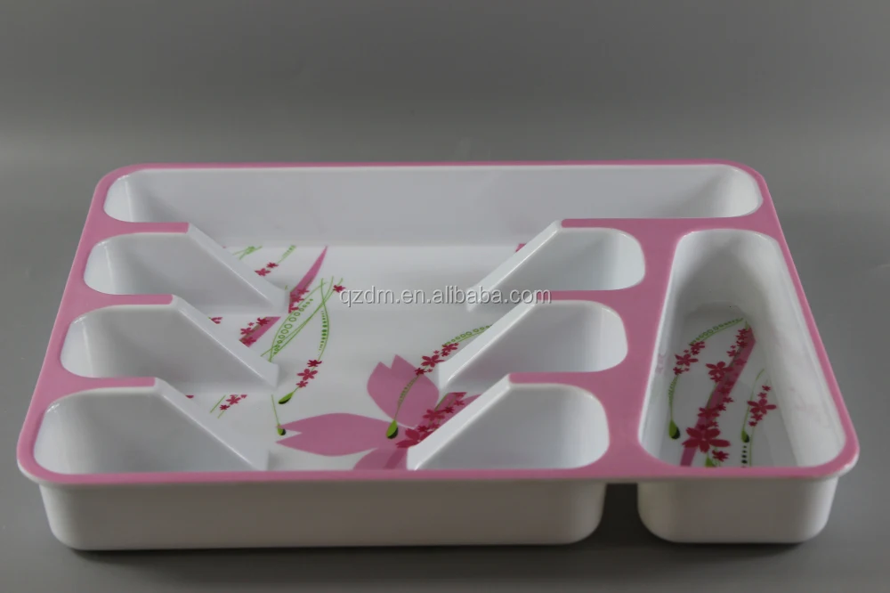 Reusable Melamine Cutlery Trays(Can Be Customize)