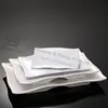 rectangular melamine plates white dinner plates for restaurant