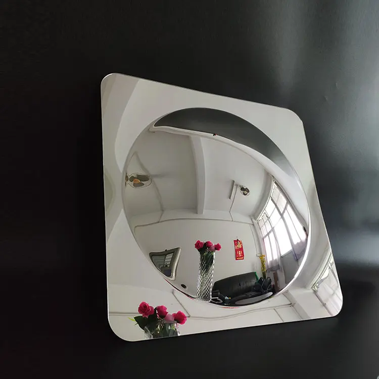 Novel 180 Degree Convex Mirror Kids Toy Acrylic Distorting Mirror For