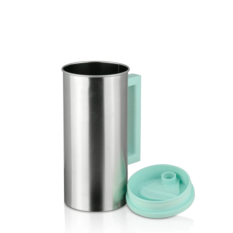 Drinking Pouring Spout Cold Hot Water Pitcher Ice Milk Jug Stainless