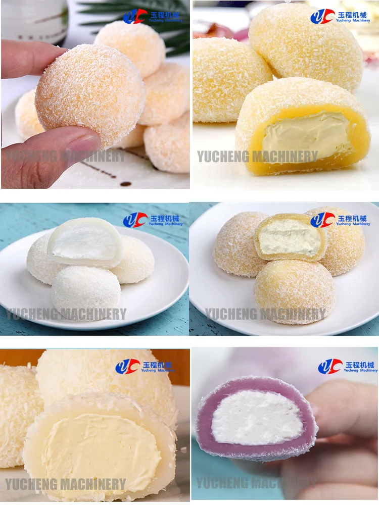 high quality mochi ice cream encrusting machine