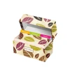 Nice design Kitchen and Family Use Paper Mache / Paper Recipe Box with Recipe cards and dividers
