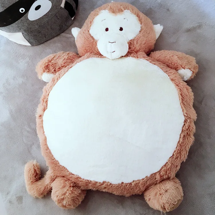 Wholesale High Quality Animal Plush Mat Plush Mat Baby Play Mat For