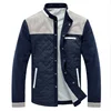 baseball College fashion Jackets Men Casual cotton color patchwork delicate top Spring Autumn coats