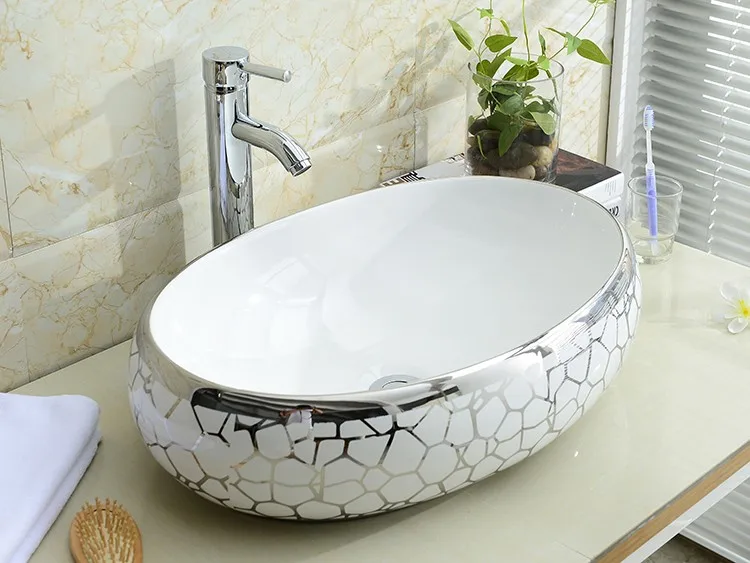 Modern style bathroom wc corner basin , ceramic handwash sink KD-03GBF