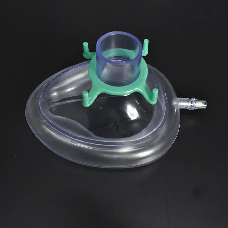 Ce Fda Pvc Disposable Anesthesia Mask Pvc Oxygen Mask