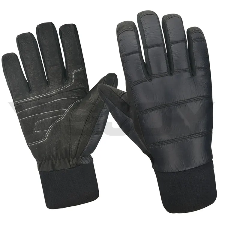 heated leather work gloves