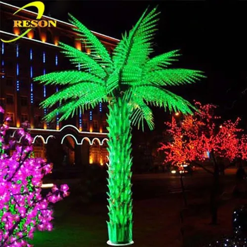 Outdoor Lights Led Artificial Palm Tree Leaves Party Decoration Outdoor Lights Led Artificial Palm Tree Leaves Party Decoration