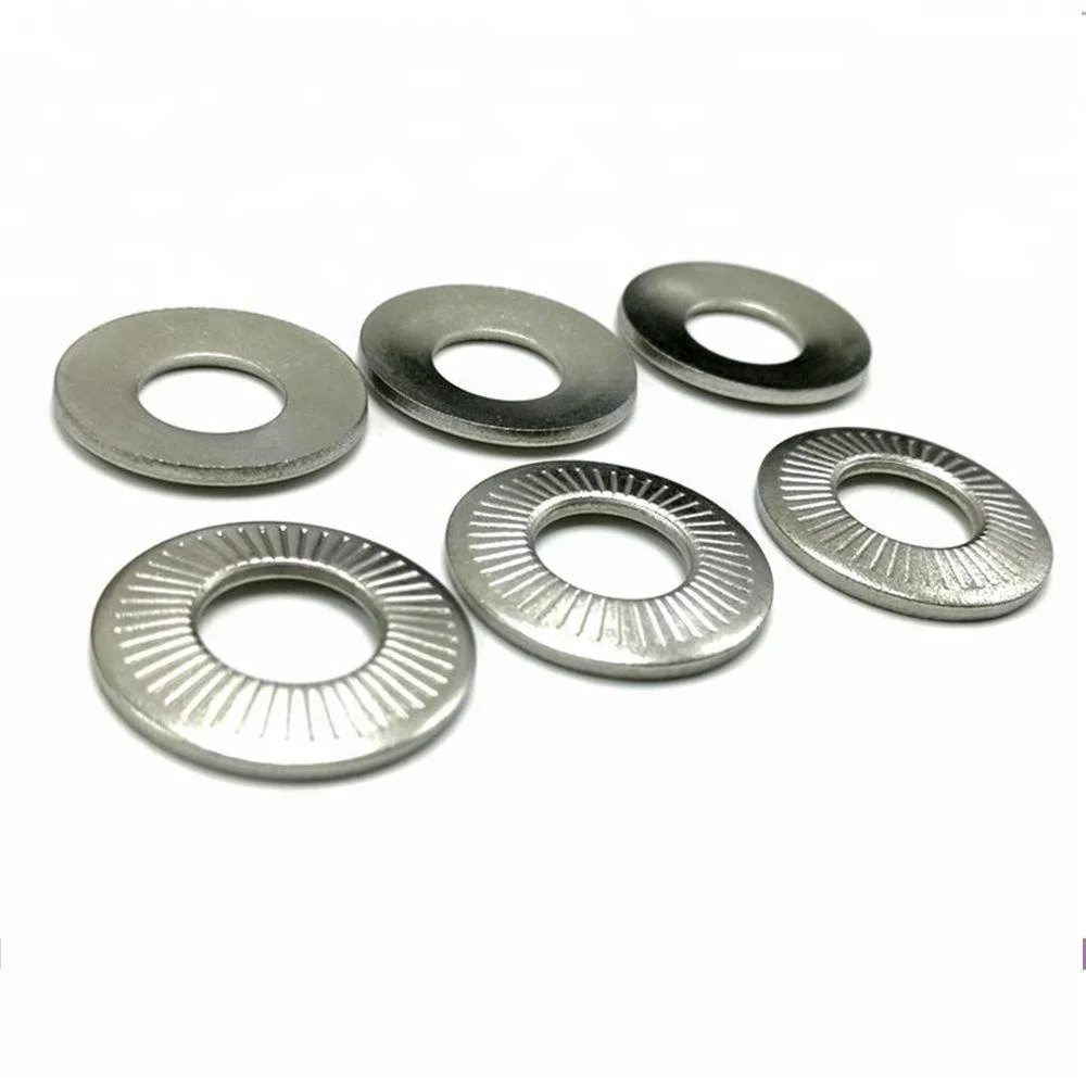 Nf E 25511 Stainless Steel Knurling Disc Spring Conic Contact Lock