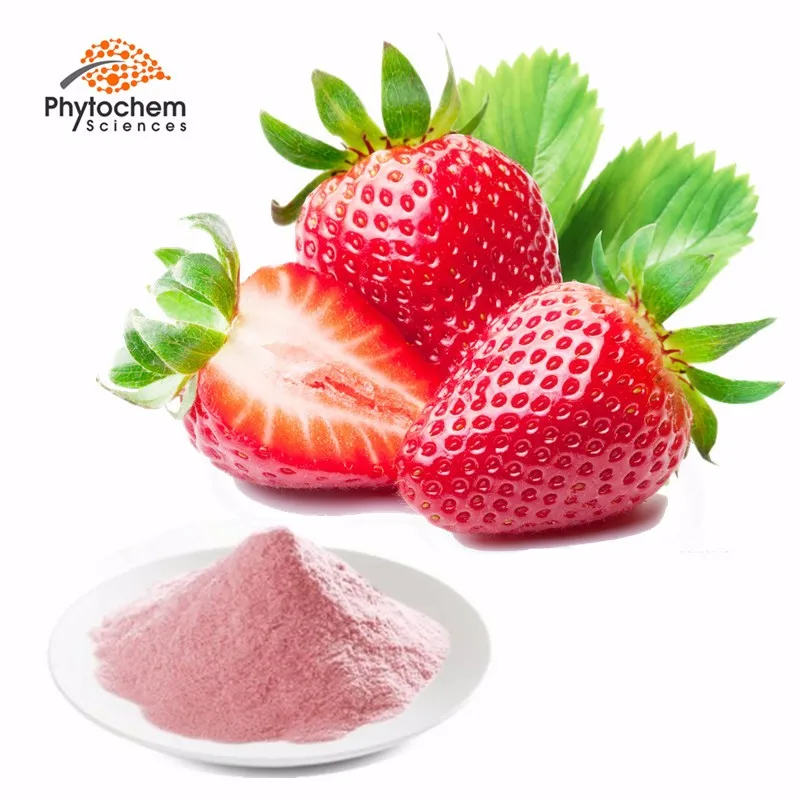 Soluble Instant Strawberry Fruit Juice Flavour Organic Strawberry ...