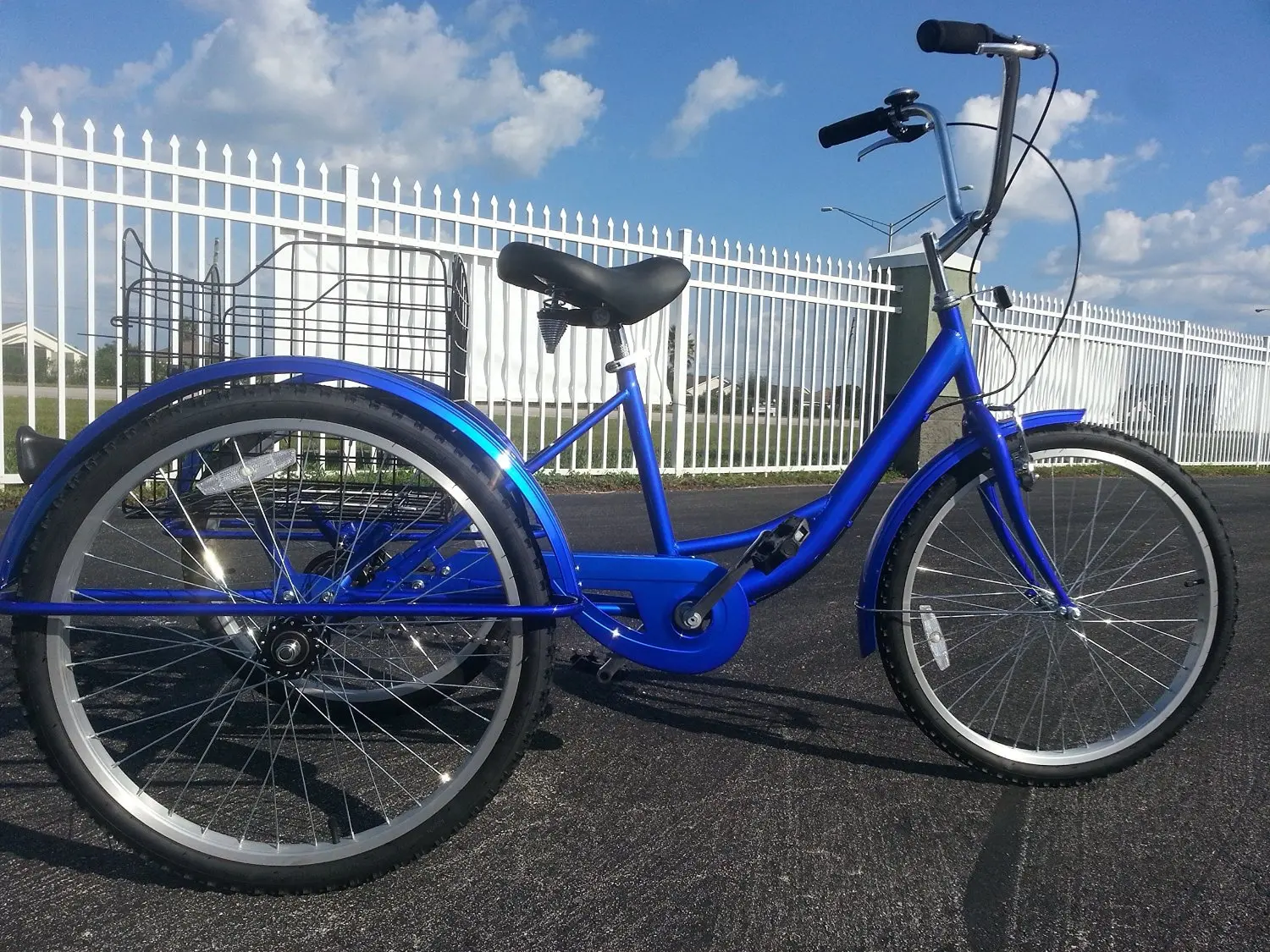 tricycle bike with basket