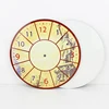 2019 New Arrival OEM Customized Heat Transfer MDF Wooden Blank Decoration Wall Clocks