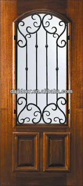 Wooden Wrought Iron Single Doors For The House Dj S5331mw 3 Buy