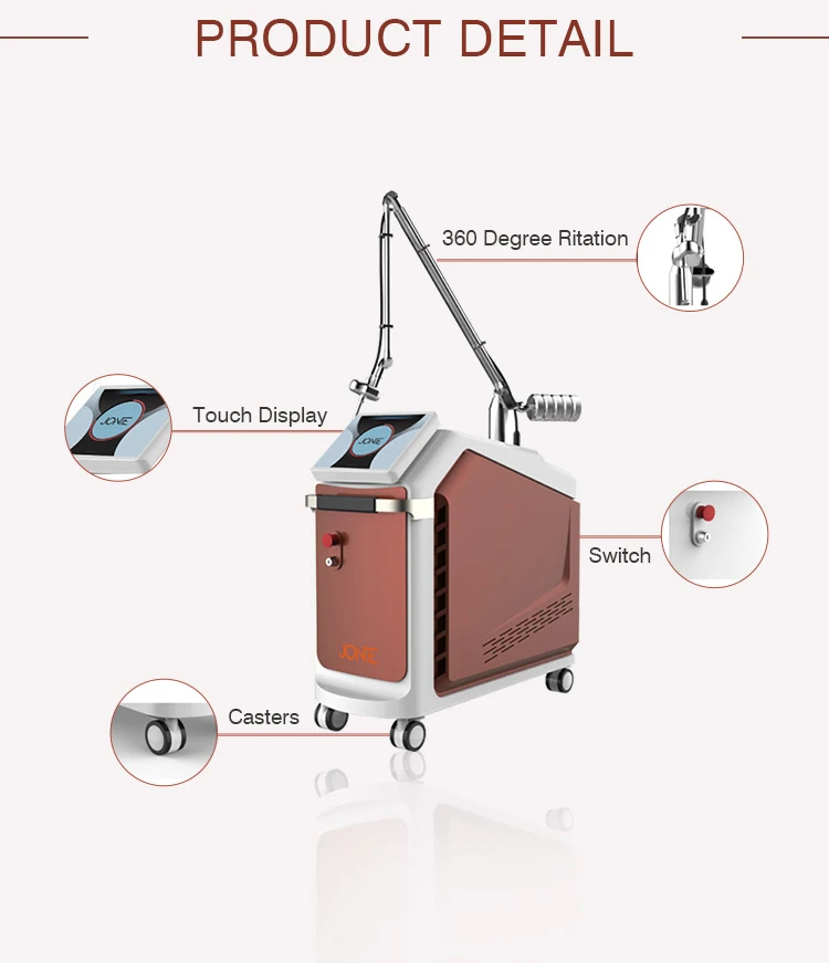 pigment removal q switch nd yag laser tattoo removal machine