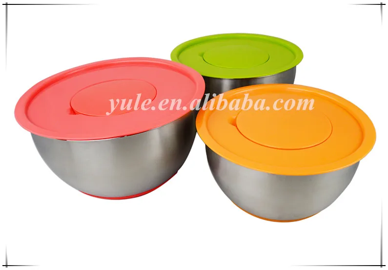 large silicone mixing bowls