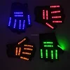 Concert Band Favors Fluorescent Light Up Dazzling Gloves Holiday Lights EL Tube Rope Wedding Luminous Gloves for Festival Gala