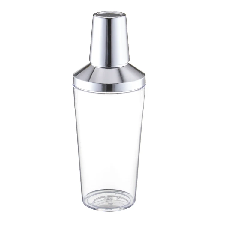 Factory stock BPA FREE AS glittered plastic hand shaker with private label