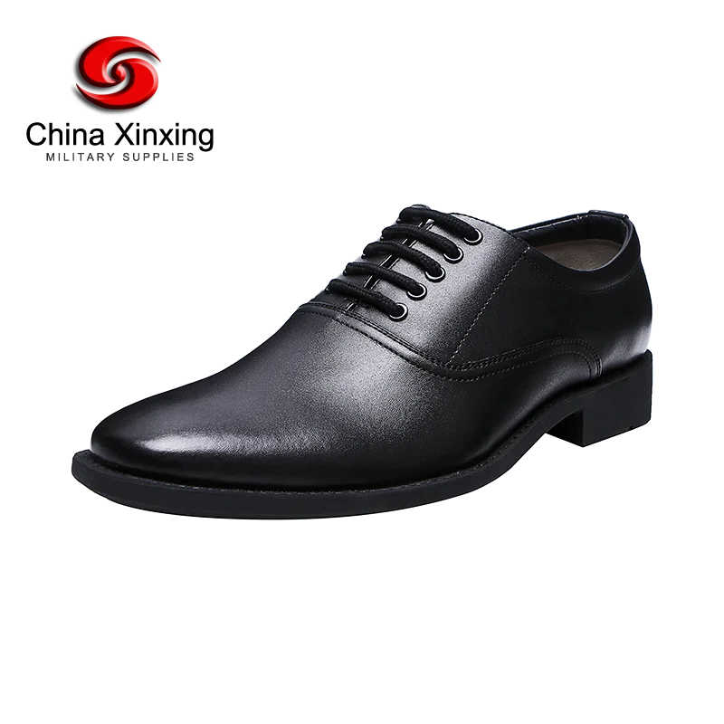 Black Matte Leather Shoes Men's Dress Formal Shoes For Officer Buy