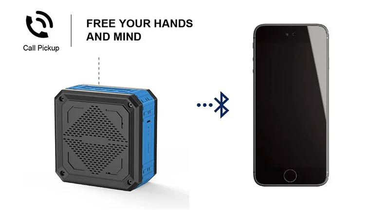 outdoor waterproof 1200mAh wireless mp3 BT solar speaker - ANKUX.COM