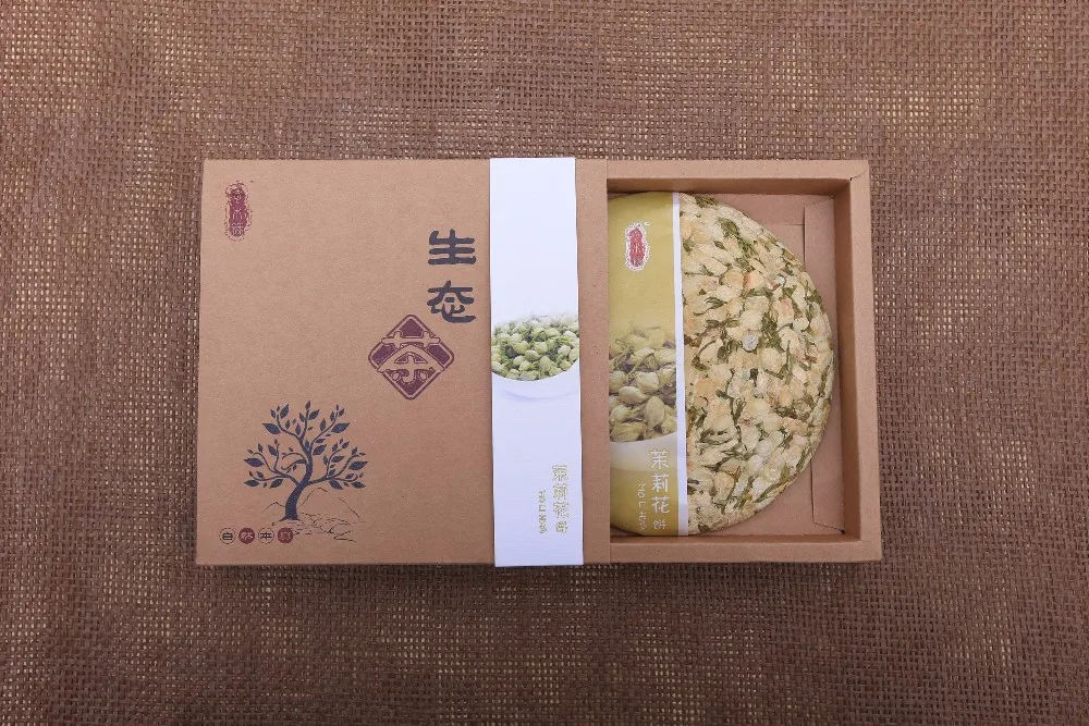 Mo Li Hua Bing ISO certificate gift packing Chinese Wholesale Jasmine Tea - 4uTea | 4uTea.com