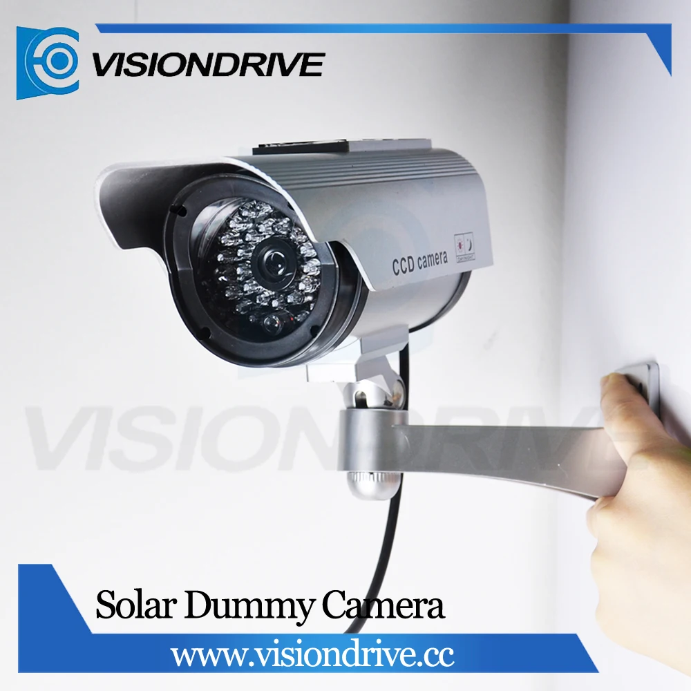 solar powered dummy cctv cameras