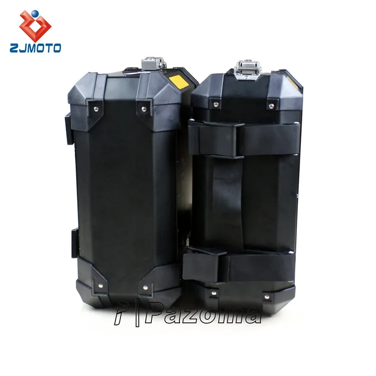 Top Sale 36l Side Boxes Aluminum Pannier Motorcycle Cargo Storage