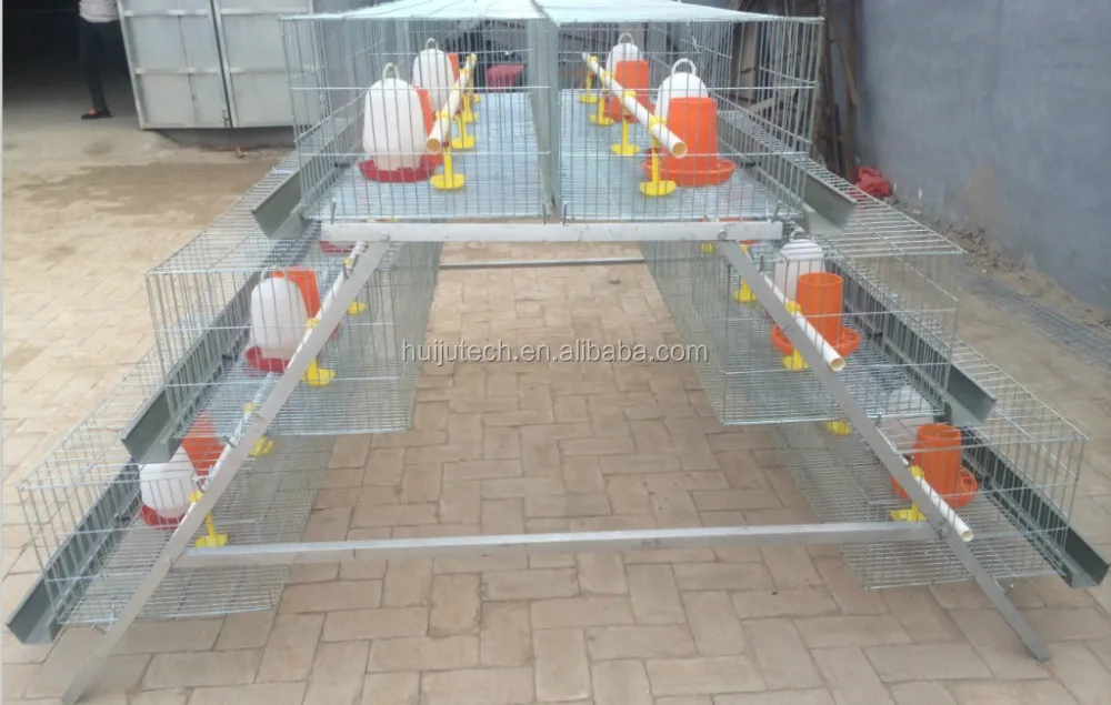 Ce 4 Layer Egg Chicken Cage/poultry Farm House Design Chicken Wire Cage