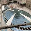 space frame steel structure skylight dome glass roof