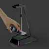 Plastic Headphone Stand Headset Holder New Bee Headset Stand/Hanger for All Headphone Sizes (Black)