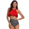 2019 new swimsuit explosion models bikini silking rope single flying side swimsuit wholesale