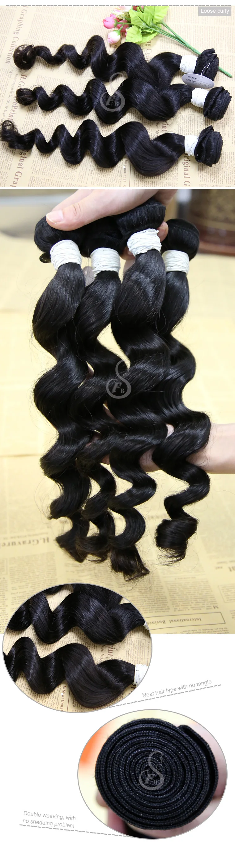 22inch alibaba express en espaol Indian human hair piece  virgin  hair weaving