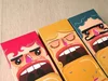 2016 New Product Creative Cartoon Printing Expression Package on Box Paper Material Sandwiches Bread Packing Boxes