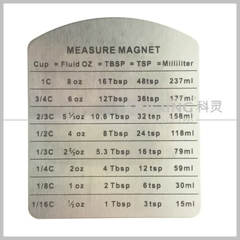 Kearing Oem Stainless Steel Liquid Measure Refrigerator Magnet Kr Kearing Oem Stainless Steel Liquid Measure Refrigerator Magnet Kr 2030