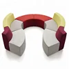 Hotel lobby sofa circular sofa half round/moon sofa