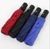 2017 High Quality Durable Fashionable Advanced Fully-Automatic Three Folding Business Solid Sunshade Rain Umbrella