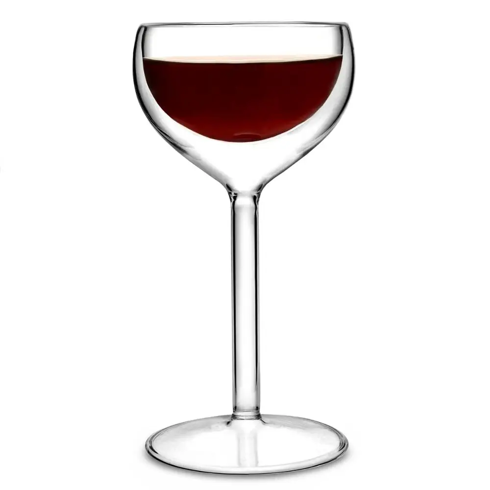 double walled design wine glass 7oz / 200ml