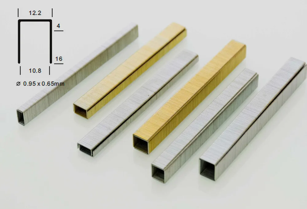 Hlwj Oem Odm 8404 Clear Staples,Upholstery Staples Brass